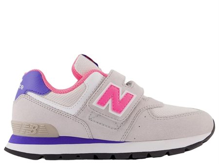 New Balance 574 Summer Fog Neon Pink Sneakers Cheap