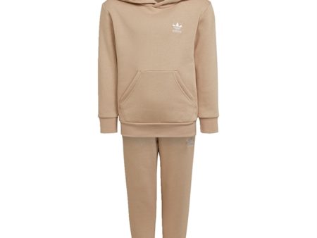 adidas Magic Beige Hoodie Set Supply