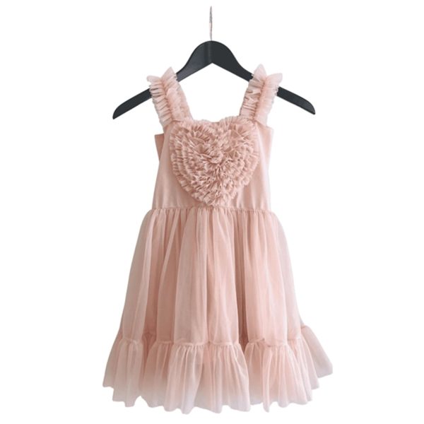 Dolly by Le Petit Heart Kjole Lace Up Ballet Pink For Cheap