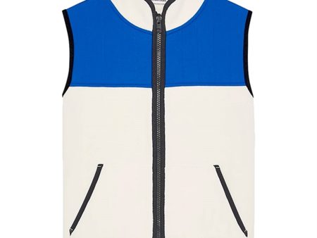 Calvin Klein Mix Media CLR Block Fleece Vest Muslin Online