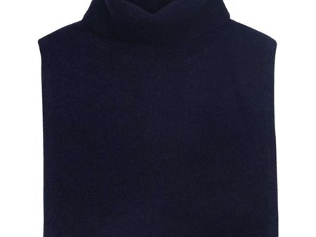 HOLMM Navy Lou Cashmere Strikk Halsedisse Hot on Sale