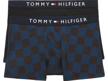 Tommy Hilfiger Bokser Shorts 2-Pakning Checkboard   Black Cheap