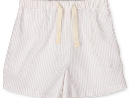 Liewood Madison Y D Stripe Shorts Y D Stripe Crisp White Sandy Online Hot Sale