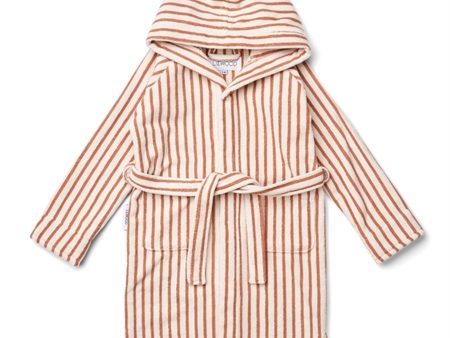 Liewood Leo Badekåpe Y D Stripes Tuscany Rose Creme De La Creme Supply