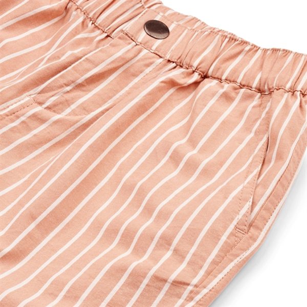 Liewood Monori Y D Stripe Shorts Y D Stripes Tuscany Rose Creme De La Creme Supply