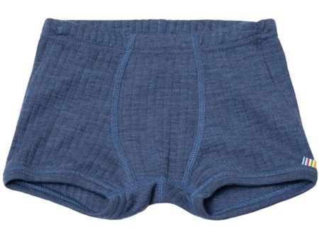 Joha Ull Blue Melange Boxershorts For Discount