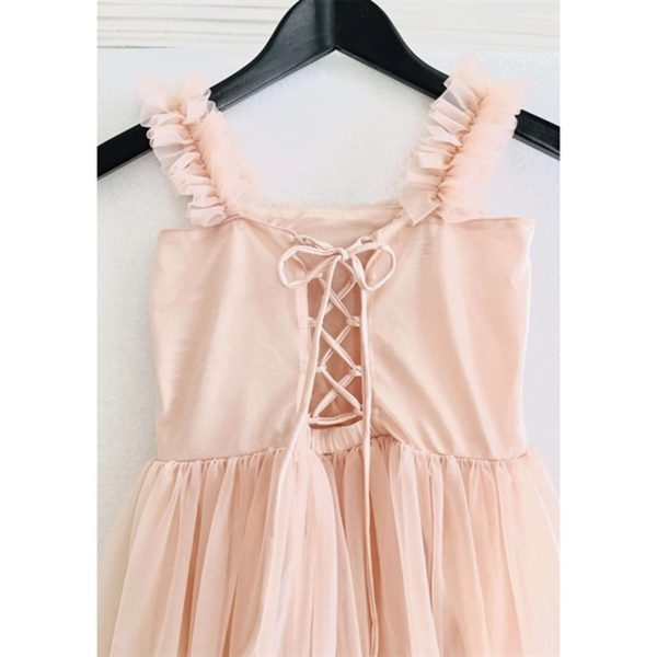 Dolly by Le Petit Heart Kjole Lace Up Ballet Pink For Cheap