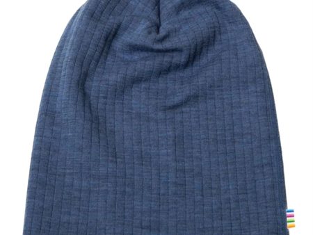 Joha Ull Blue Melange Beanie Lue Hot on Sale