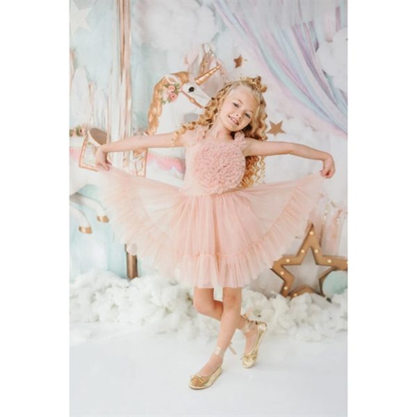 Dolly by Le Petit Heart Kjole Lace Up Ballet Pink For Cheap