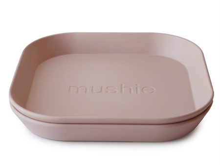 Mushie Tallerken Firkant Blush Sale