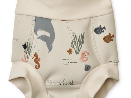 Liewood Valentin Nappy Badebukser Sea Creature Sandy Online Sale