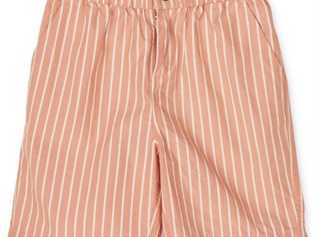 Liewood Monori Y D Stripe Shorts Y D Stripes Tuscany Rose Creme De La Creme Supply