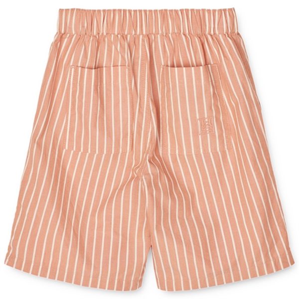 Liewood Monori Y D Stripe Shorts Y D Stripes Tuscany Rose Creme De La Creme Supply