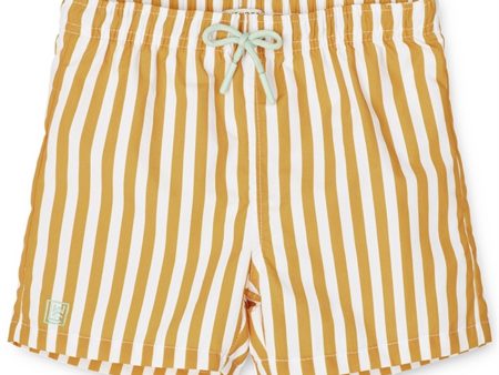 Liewood Duke Badeshorts Stripe Yellow Mellow White Online Sale