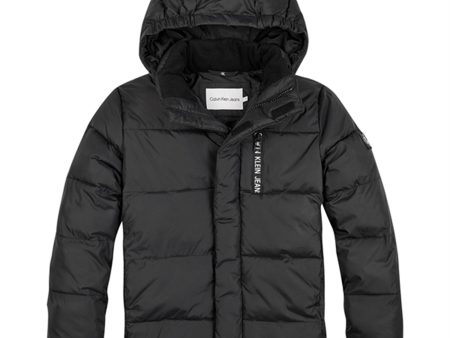 Calvin Klein Essential Puffer Jakke Ck Black For Cheap