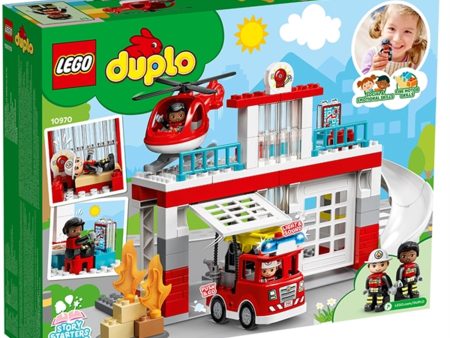 LEGO® DUPLO® Brannstasjon og Helikopter For Cheap