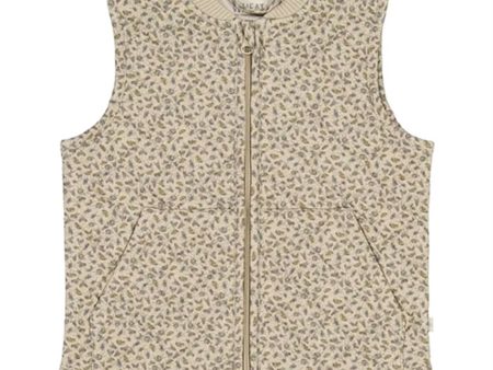 Wheat Termo Watercolor Insects Vest Gilet Ede Online Sale