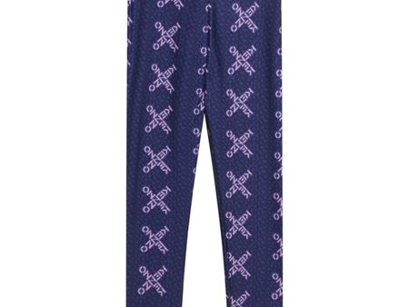 Kenzo Leggings Plum For Discount