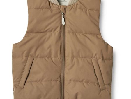 Wheat Vest Andre Summer Puffer Golden Brown Online Hot Sale