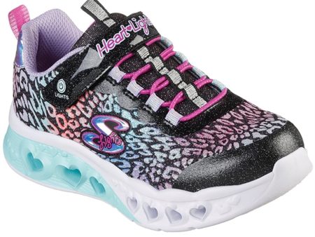 Skechers S-Lights Flutter Heart Lights Black Multi Discount