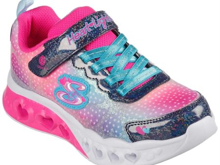 Skechers S-Lights Heart Lights Sneakers Simply Love Navy Multi on Sale