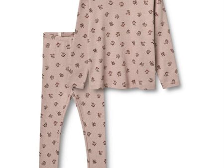 Wheat Dark Powder Flowers Madeline Pyjamas Supply