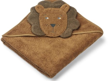 Liewood Albert Hooded Towel Lion golden caramel mix Sale