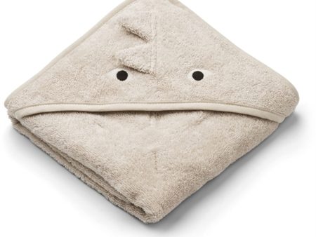 Liewood Augusta Hooded Towel Dragon   sandy mix Hot on Sale