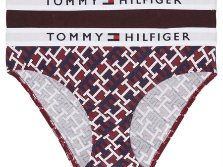 Tommy Hilfiger Truser 2-Pakning Monogram   Deep Burgundy For Discount