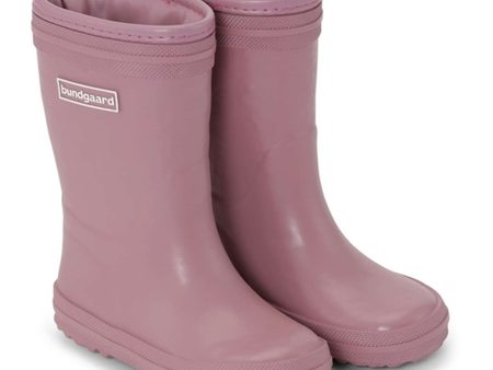 Bundgaard Cloudy High Warm Gummistøvle Dark Rose Hot on Sale