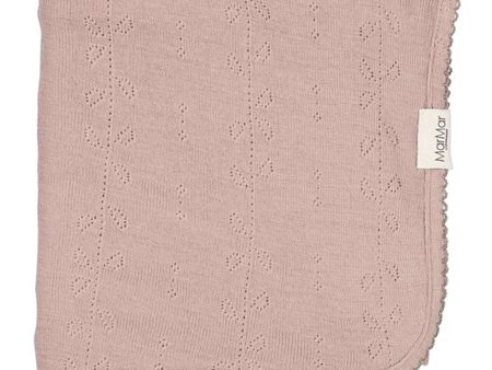 MarMar New Born Wool Pointelle Burnt Rose Alida Teppe Cheap