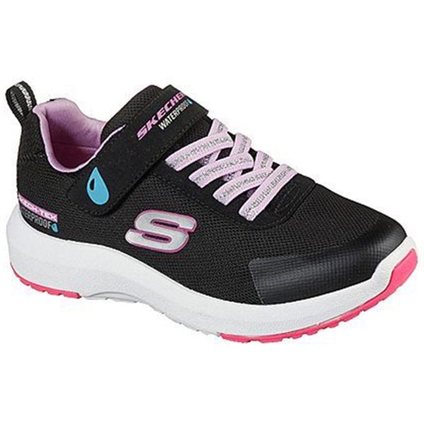 Skechers Girls Dynamic Tread Misty Magic Waterproof Black Lavender For Discount