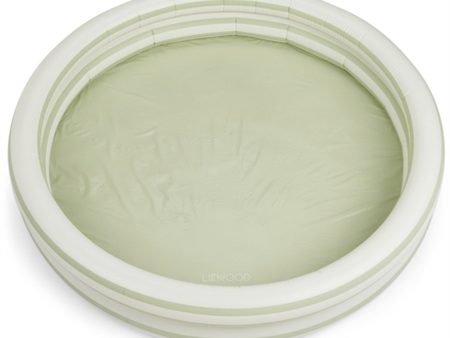 Liewood Savannah Pool Stripe Dusty Mint Creme De La Creme on Sale