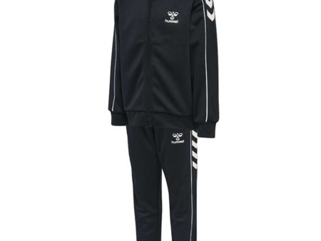 Hummel Black Track Tracksuit Discount