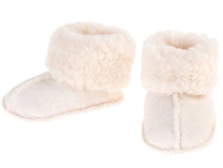 Alwero Baby Slippers Naturel For Cheap