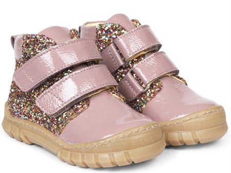 Angulus Nybegynnersko Med Borrelås Rose Multi Glitter Online Sale